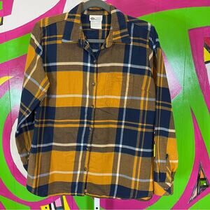 Dickies for Women, Flannel Plaid Button Up Shirt. Size Medium. Excellent cond!